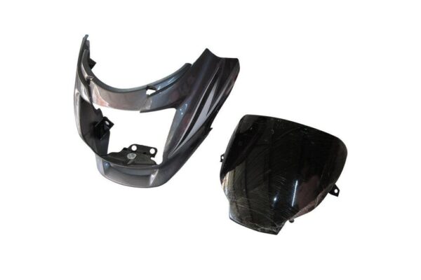 Hero Super Splendor Headlight Visor Heavy Grey