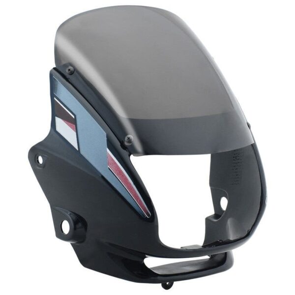 Hero Super Splendor Headlight Visor Black Grey