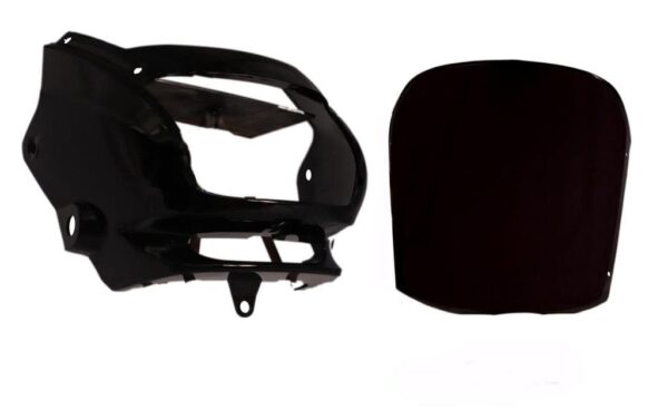 headlight-visor-fit-for-hero-super-splendor-without-sticker-black Headlight Visor for Hero Super Splendor Black