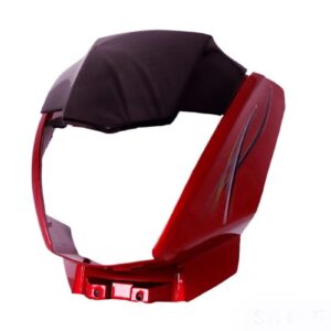 Headlight Visor for Mahindra Centuro Derby Red