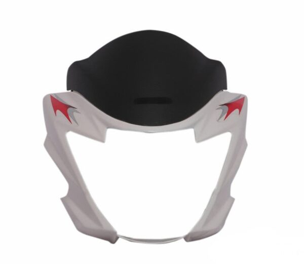 Headlight Visor for Suzuki Hayate Pearl White