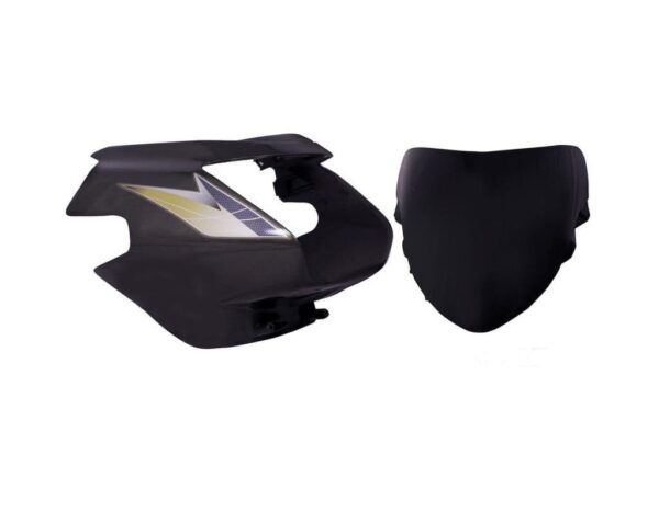 TVS Starcity Headlight Visor Glass Black