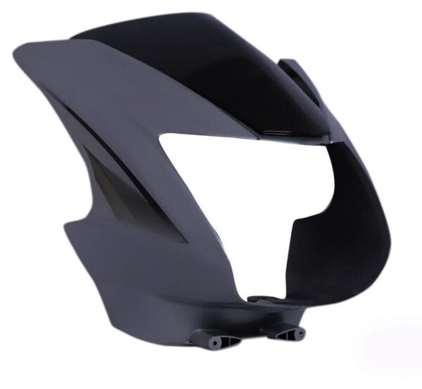Headlight Visor for TVS Star City 110 Silver
