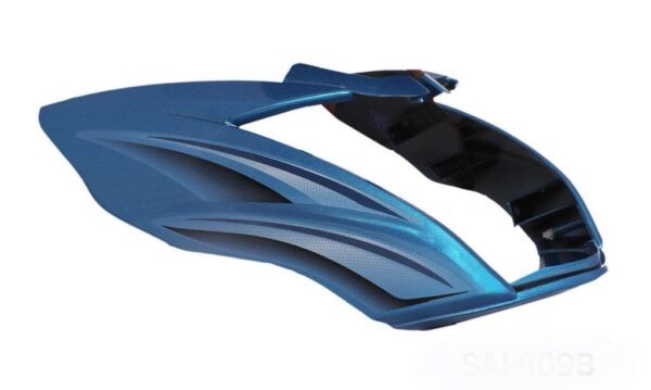 TVS Victor Headlight Visor New Model Blue