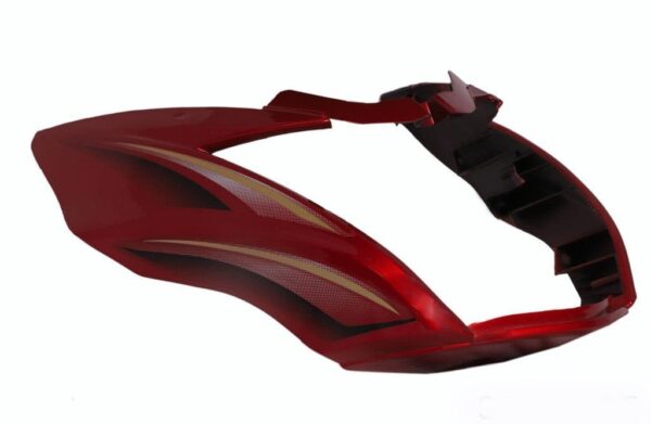 TVS Victor New Model Headlight Visor Restful Red