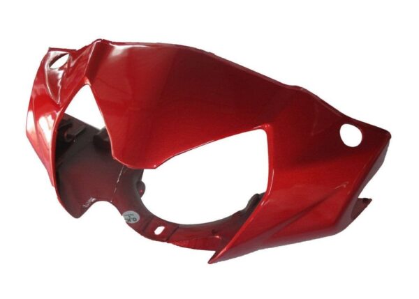 Headlight Visor for TVS Wego Volcano Red