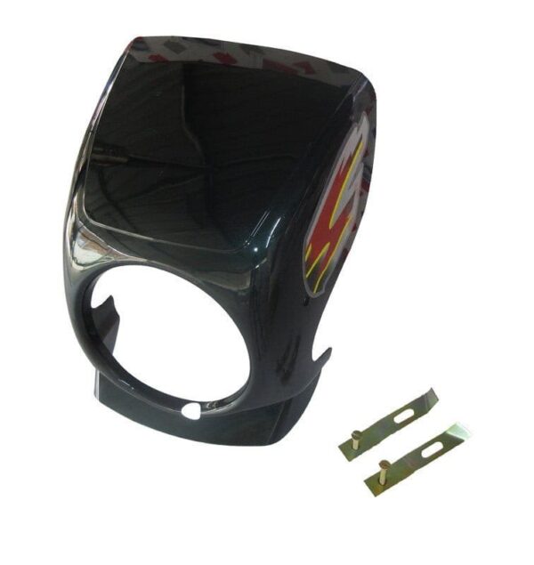 Headlight Visor for TVS XL Super Tasmania Green
