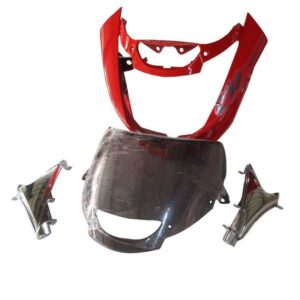 Headlight Visor for Hero CBZ Xtreme Sports Red