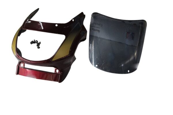 Headlight Visor for Hero Ambition Palace Maroon