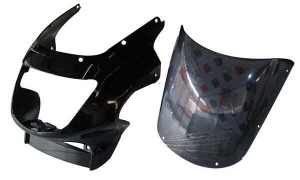 Headlight Visor for Hero CBZ Black