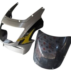 Headlight Visor for Hero CBZ Starsilver Black Yellow Cone