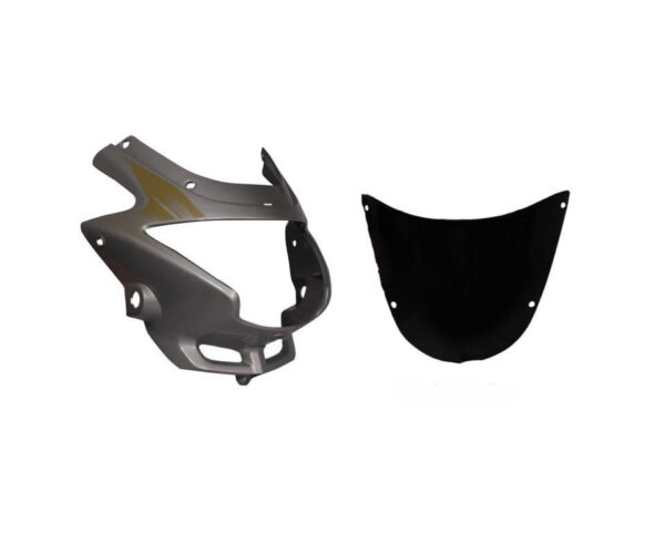 Headlight Visor for Glass Hero Cloud Silver