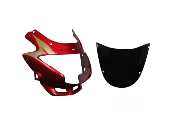 Headlight Visor for Glass Hero Glamour Candy Red