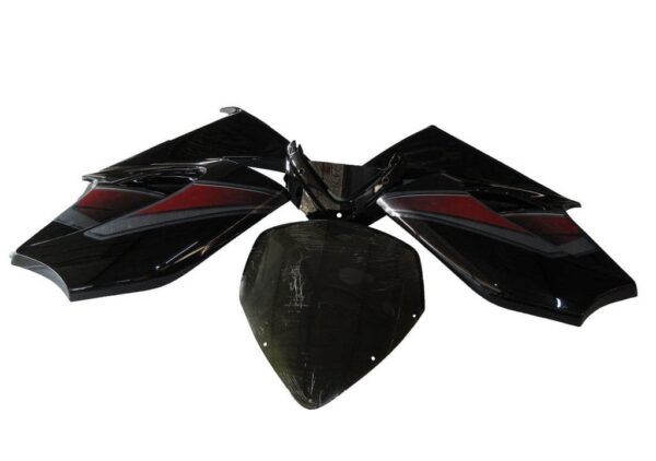Headlight Visor for Karizma R Black