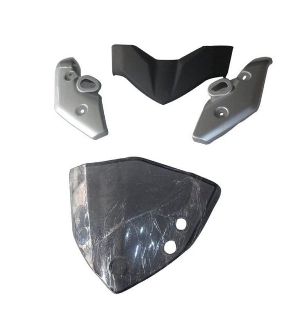 Yamaha FZ Headlight Visor Silver