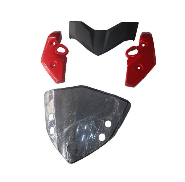 Headlight Visor for Yamaha FZ Sports Red