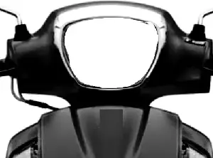 Access 125 Headlight Visor Black