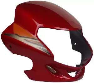 Headlight Visor for CD Deluxe Red Orange UF118B