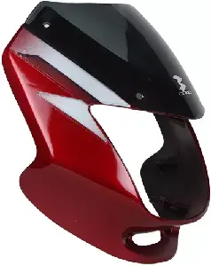CT100 Headlight Visor Red UF204C