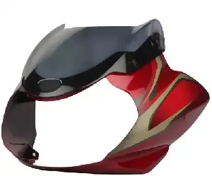 Headlight Visor for Discover 100 DTS i Red
