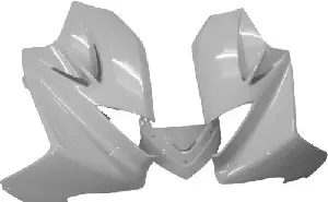 Headlight Visor for Karizma Grey