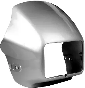 Headlight Visor for Motocorp Splendor Plus Grey