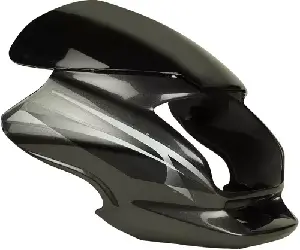 Headlight Visor for Motocorp Super Splendor Grey