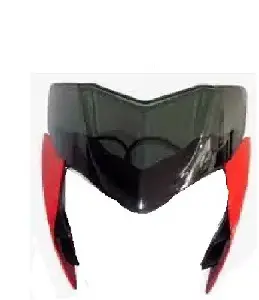 Pulsar 135 LS Headlight Visor Red UF226A