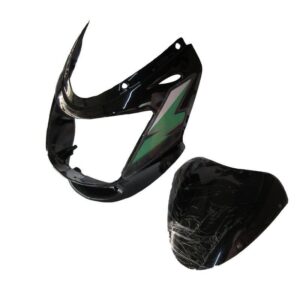 Bajaj Caliber 115 Headlight Visor Black Green