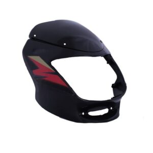 Headlight Visor Bajaj Caliber 115 Metallic Black Red