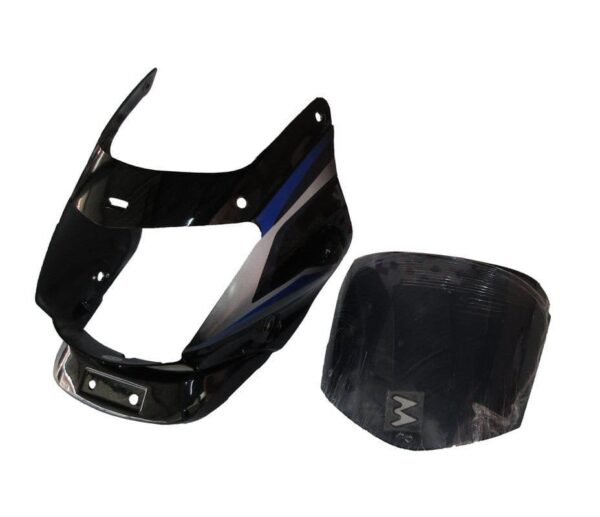 Headlight Visor Bajaj Platina 125cc Black Blue