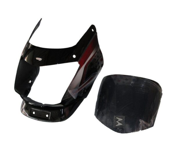 Bajaj Platina 125cc Headlight Visor Black Red