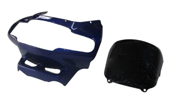 Headlight Visor for Suzuki Fiero Blue