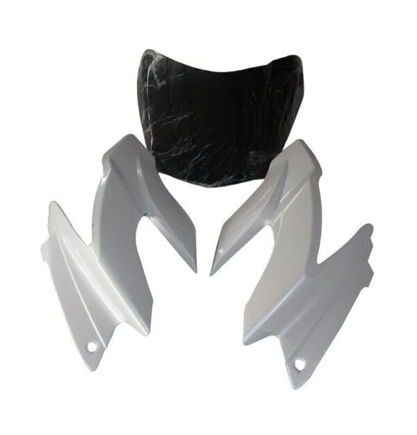 Apache RTR 160 180 Headlight Visor New Model Pearl