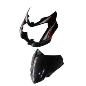 Headlight Visor TVS Star Sport 3 Black Red