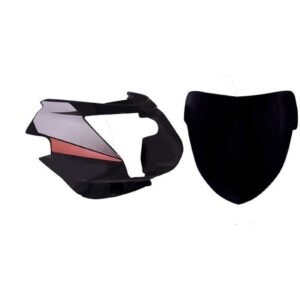 Headlight Visor for TVS Starcity Old Black