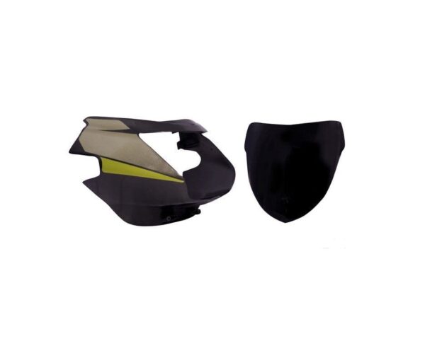 Headlight Visor for TVS Starcity Old Grey
