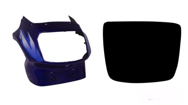 Headlight Visor for TVS Victor GL New Model Blue