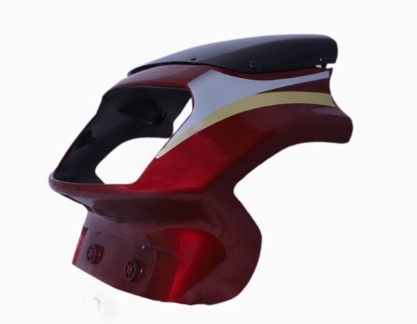 Headlight Visor for TVS Victor GLX Flame Red