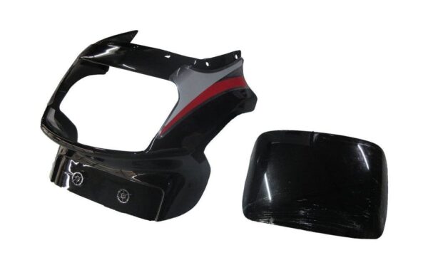 Headlight Visor for TVS Victor GX Black
