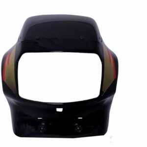 Headlight Visor for TVS Victor Old Model Black