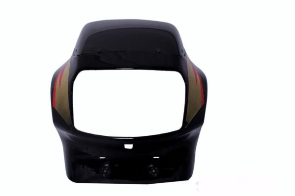 Headlight Visor for TVS Victor Old Model Black