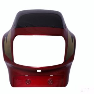 Headlight Visor for TVS Victor Old Model Flame Red