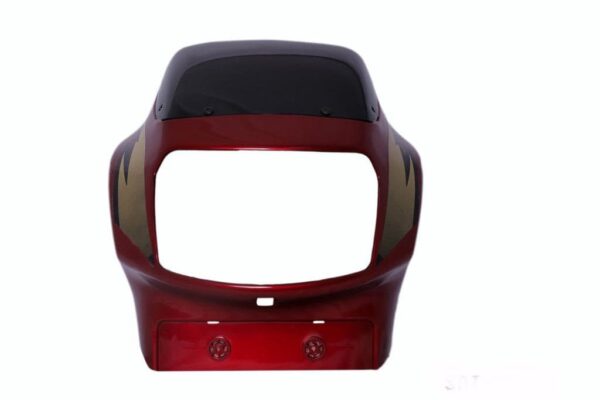 Headlight Visor for TVS Victor Old Model Flame Red
