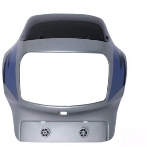 Headlight Visor for TVS Victor Old Model Force Silver