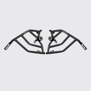 hitech-duke-125-200-crash-guard-old-model-black-with-4-metal-slider-sb Crash Guard for Duke 125 200 Black Metal Slider