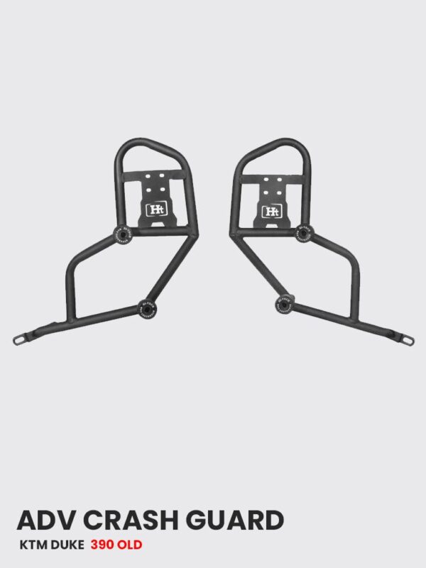hitech-duke-390-adv-crash-guard-old-model-with-4-metal-slider-sb-747 Crash Guard for Duke 390 Adv Old Model
