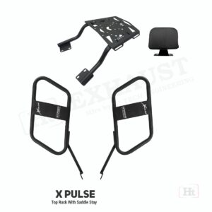 hitech-xpulse-200-top-rack-with-saddle-stay-removable-seat-rest Xpulse 200 Top Rack Saddle Stay for Hero Xpulse 200