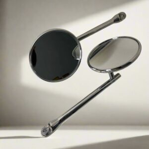 Aluminium Touring Side Mirrors Wide Angle