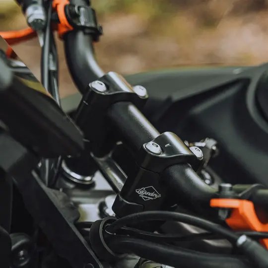 KTM 390 Handle Risers Black